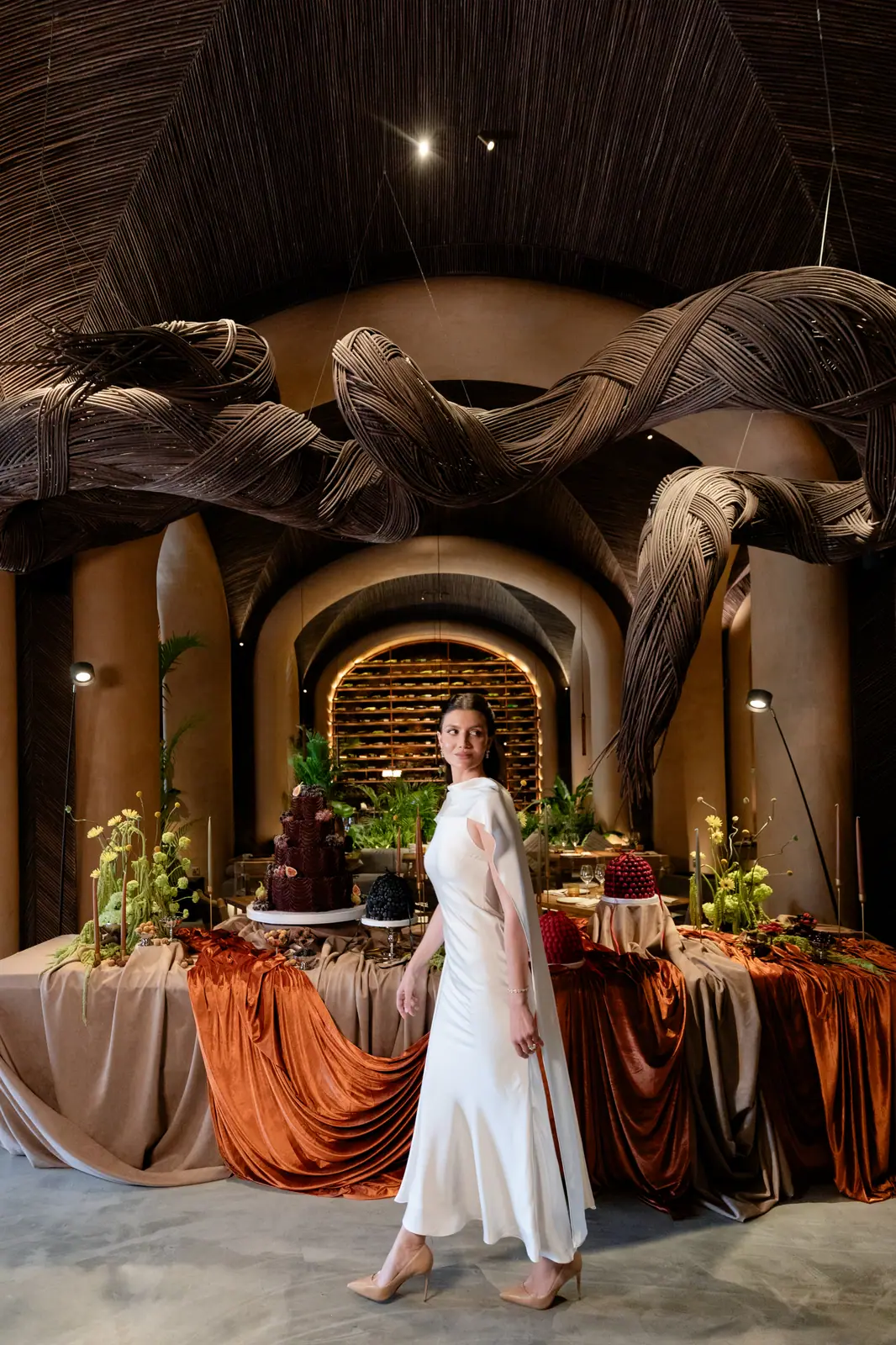 An Earthly Welcome at Sana Restaurant, Dubai — welcome dinner by Zahra Studio