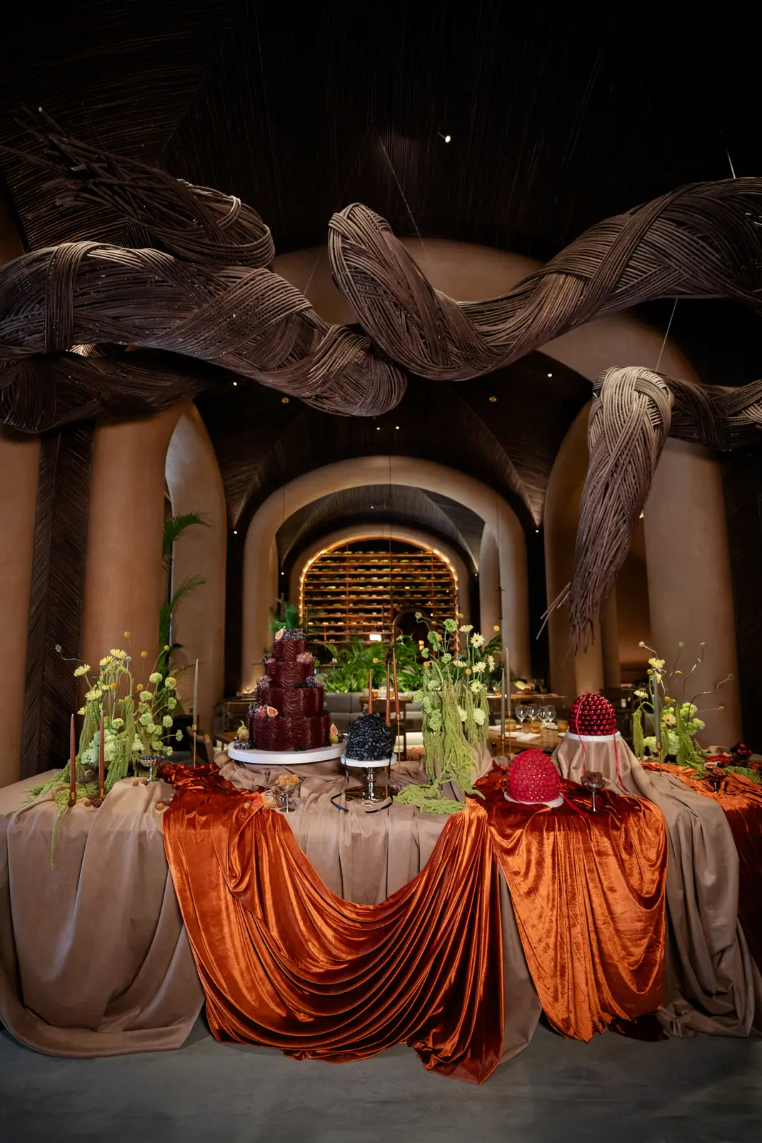 An Earthly Welcome at Sana Restaurant, Dubai — welcome dinner by Zahra Studio