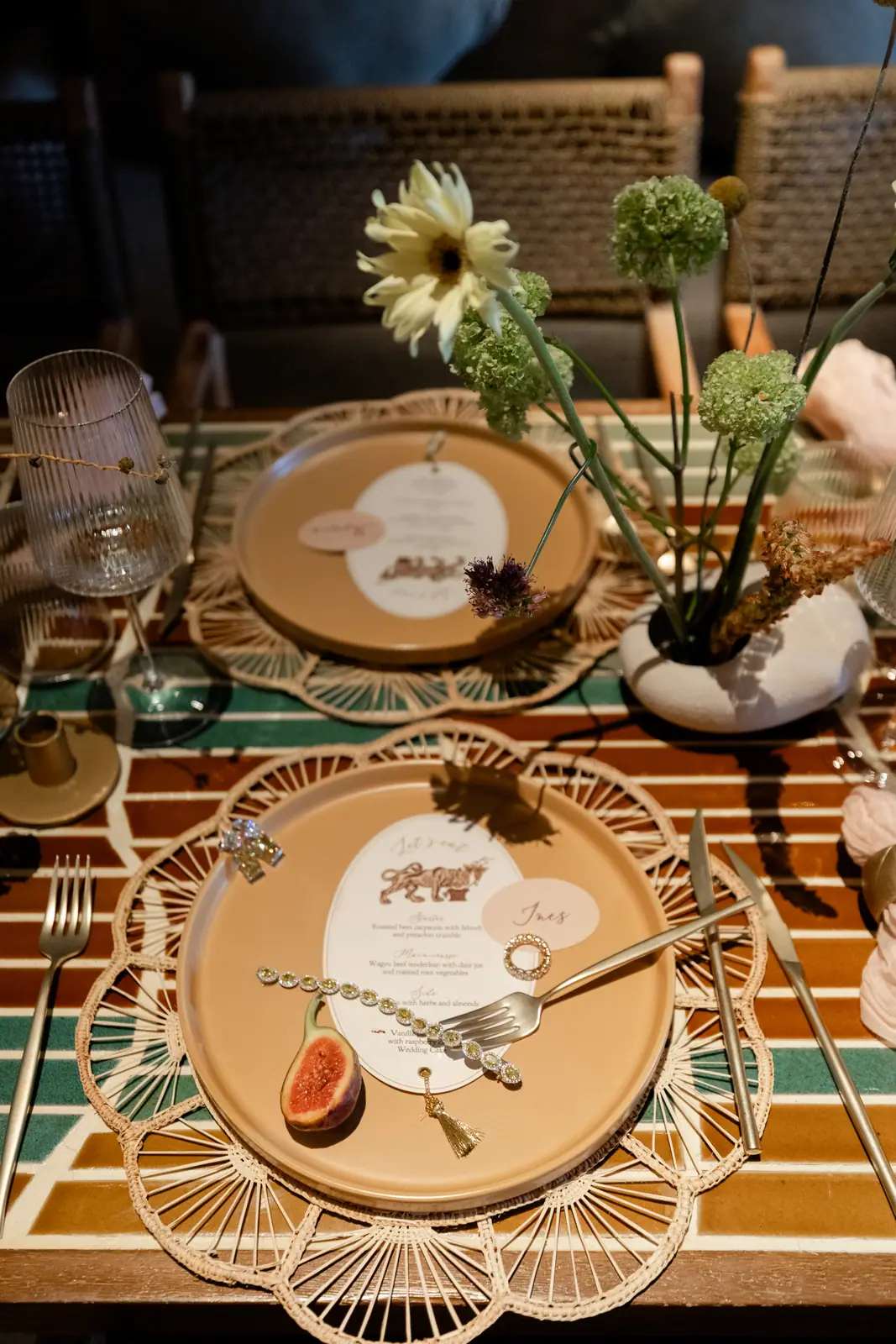 An Earthly Welcome at Sana Restaurant, Dubai — welcome dinner by Zahra Studio
