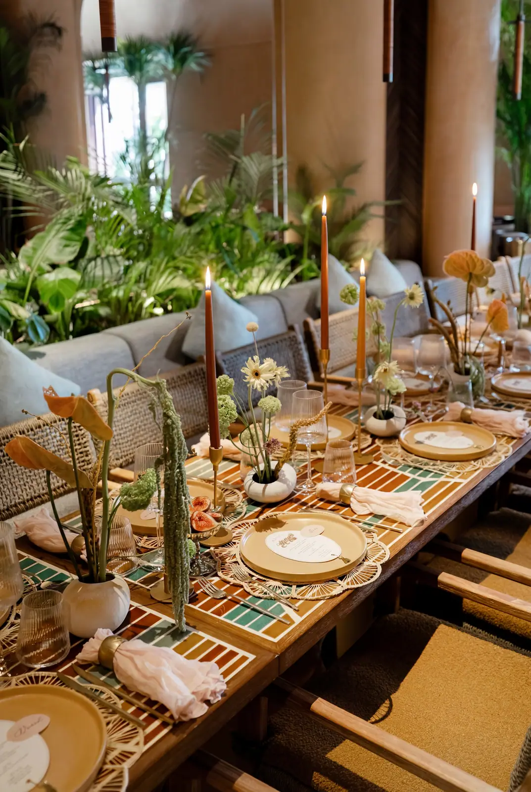 An Earthly Welcome at Sana Restaurant, Dubai — welcome dinner by Zahra Studio