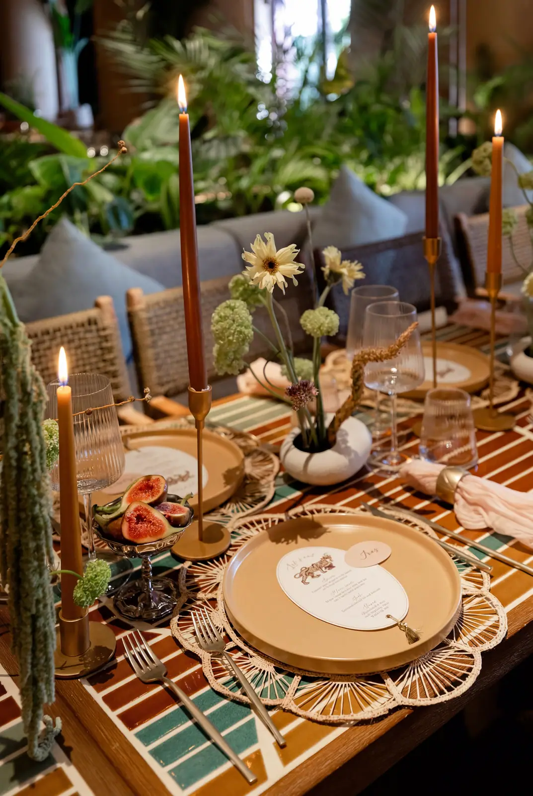 An Earthly Welcome at Sana Restaurant, Dubai — welcome dinner by Zahra Studio